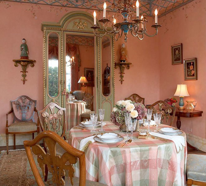The dining room in Mr. Posen's new penthouse before he moved in