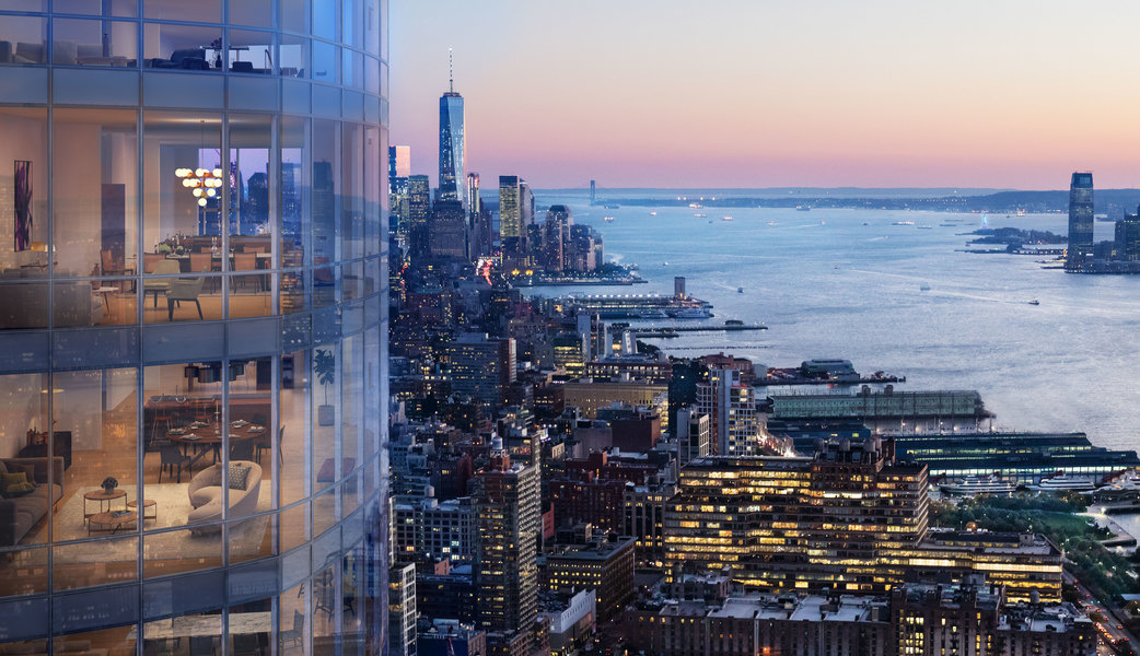 The first residences in the new Hudson Yards neighborhood in Manhattan will be adjacent to The Shed,