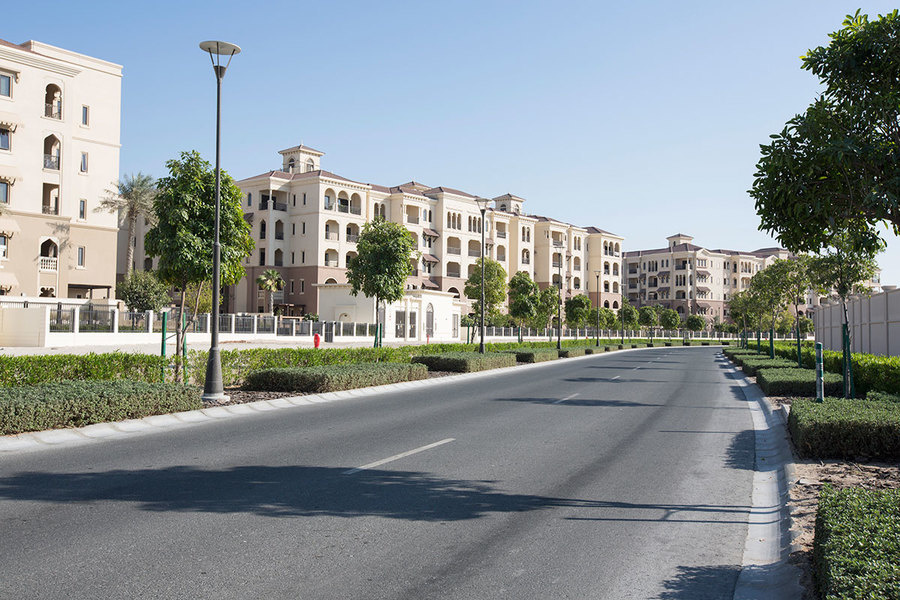 A residential area on Saadiyat Island