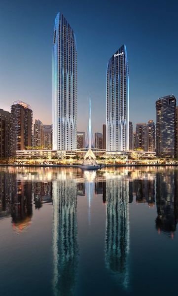 Dubai Creek Harbour, with a view of Dubai Creek Tower